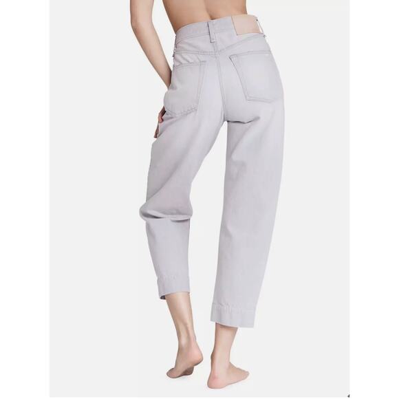 Rag & Bone 90s High Rise Jean in Anchor (Light Grey) Size 31/12 NWT $275 - Picture 3 of 16